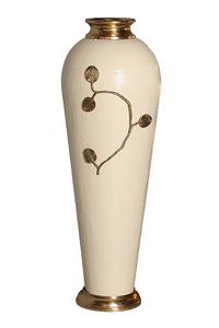 แจกันดอกไม้ทำจากทองเหลืองทุบทำจากโลหะดีไซน์แบบนอร์ดิกมีความมั่นคงสูงของตกแต่งบ้านในร่ม/กลางแจ้งอลูมิเนียมที่ทันสมัยผิวสีทอง - Product Image 2