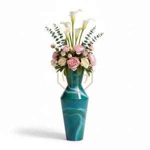 Premium Iron Coastal Floor Flower <b>Vase</b> Elegant Metal Bottle Shape <b>Decorative</b> <b>Vase</b> for Home Decor Factory Direct Wholesale - Product Image 1