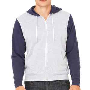 Premium logotipo personalizado hombres Puff impresión 380gsm Zip-Up Hoodie invierno Regular Fit bordado en blanco impresión ecológica transpirable - Product Image 4