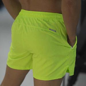 Novedad de verano, pantalones cortos de chándal con logotipo personalizado, pantalones cortos de talla grande para hombre, pantalones cortos de poliéster/Spandex para hombre - Product Image 3