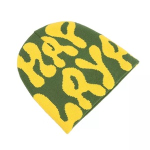 New Wholesale Unisex <b>Winter</b> Beanie Hat Polyester/Cotton Sublimation Printed Adult Silk Screen Custom Logo Maximize Wear - Product Image 5