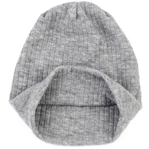 Gorros acanalados de algodón liso para mujer, gorros de Punto más cálidos para otoño e invierno, gorros holgados a rayas elásticos para mujer, Jacquard - Product Image 4