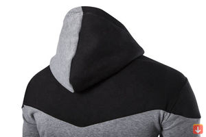Vente chaude poids lourd hommes survêtement à capuche personnalisé en relief 3D imprimé sweat tissu ensemble solide à capuche sweats unis - Product Image 6