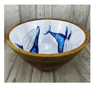 Cuenco de madera tallada tribal 5X3 pulgadas Plato de ensaladera más vendido Tamaño personalizado Hecho EN LA India - Product Image 5