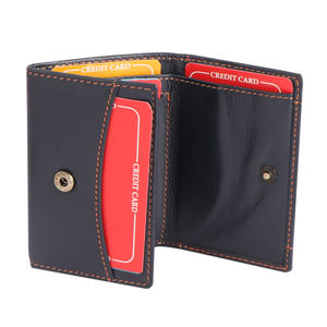 Portefeuille unisexe en cuir durable grande capacité RFID Secure Essentials Short Length Button Closure Cotton for Daily Use Travel - Product Image 3