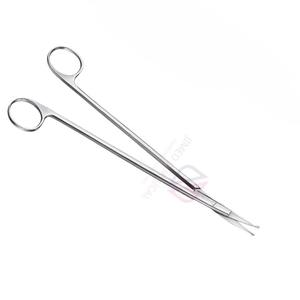 Tijeras Quirúrgicas Profesionales Hegemann DeBakey para Bebés, Curvas, de Acero Inoxidable, con Punta de Punto, Manuales, Certificadas por la CE para Uso Médico - Product Image 4