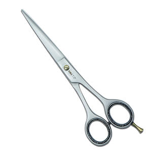 Ciseaux de barbier et de coiffure professionnels de 7 pouces |   Pointe de lame tranchante en acier à haute teneur en carbone, repose-doigts amovible - Product Image 2