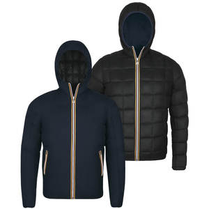 Veste matelassée réversible conçue sur mesure pour un usage décontracté Veste d'hiver pour hommes à bas prix de haute qualité pour des sorties avec capuche - Product Image 6