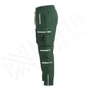 Pantalones Cargo con Bolsillos Laterales para Hombre, Pantalones Deportivos, Pantalones Cargo Personalizados con Cremallera, Pantalones para Hombre al por Mayor, Marca Personalizada - Product Image 3