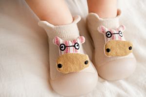 Chaussons-chaussettes antidérapants en coton tricoté pour bébés garçons et filles, motif animaux de dessin animé, pour premiers <span class=keywords><strong>pas</strong></span>, 0-24 mois - Product Image 5