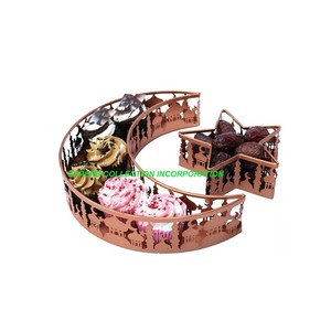 Cuenco decorativo de chocolate o dátiles de Ramadán de media luna de diseño moderno y de lujo al por mayor y proveedores - Product Image 4