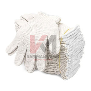 Cotton Polyester String Knit Shell Safety Work Gloves <b>Painters</b> Mechanics Industrial Use Warehouse, Gardening Construction - Product Image 1