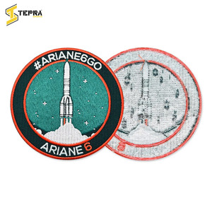 TEPRA SPORTS Parches Bordados Hechos a Mano de Alta Calidad, Termoadhesivos, Personalizables, Diseño de Flor en Forma de Corazón, Precio Competitivo, para Sombreros de Fieltro - Product Image 2