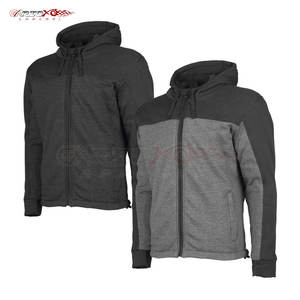 Sweat à Capuche en Molleton de Moto pour Homme avec Coudes Renforcés et Capuche Réglable, pour Moto - Product Image 1