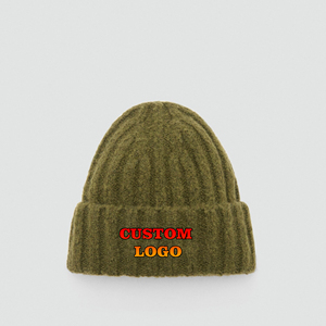 Gorro de invierno de punto Jacquard acrílico Unisex de alta calidad personalizado con logotipo bordado personalizado estilo Vintage listo para la playa - Product Image 3