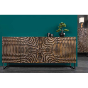 Black Solid Mango Wood Handmade Eco-Friendly Water Resistant Modern Multi-Functional Foldable Easy Installation Kitchen <b>Cabinet</b> - Product Image 4