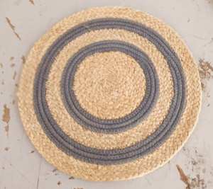 แผ่นรองจานพลาสติกจากประเทศจีนสินค้าใหม่สำหรับบ้านและงานแต่งงานดีไซน์หวายแบบทอ - Product Image 5