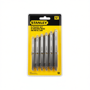 ชุดใบเลื่อยไม้และโลหะผสม 5 ชิ้นของสแตนลีย์พร้อมอุปกรณ์เสริมรูปตัว ''U'' - Product Image 3
