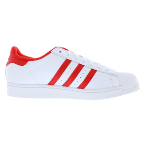 Scarpe da Uomo Superstar Colore Bianco Nuvola/Rosso Vivace/Bianco Nuvola 100% Autentiche Modello MSS-GZ3741 - Product Image 1