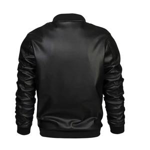 Chaqueta de Cuero para Hombre de Alta Calidad, Proveedor Directo de Fábrica, Talla Grande, Hecha a Medida, Transpirable, Estilo Casual, Cierre de Cremallera, Invierno - Product Image 2