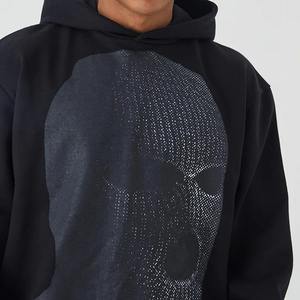Sudadera con Capucha de Alta Calidad, Estilo Urbano, Tejido Grueso de 350 g/m², Talla Grande, con Logotipo en Relieve Personalizado, ODM, Otoño - Product Image 5