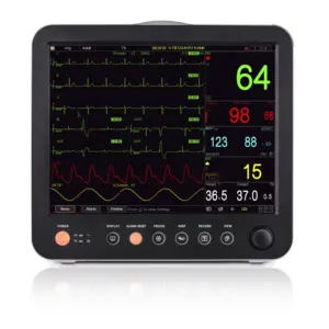 Hospital médico Signos vitales Monitoreo Pantalla táctil Portátil ICU Multi Parámetros Monitor de paciente