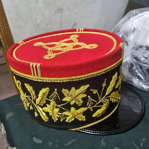 100% visera de lana de alta calidad confederado estándar adultos Kepis sombreros - Product Image 3