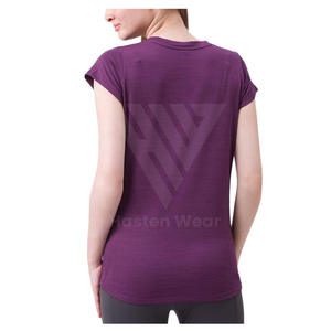 Camisetas Deportivas para Mujer, para Entrenamiento, Gimnasio, Fitness, Diseño Moderno, Secado Rápido, Lisas y Teñidas - Product Image 6