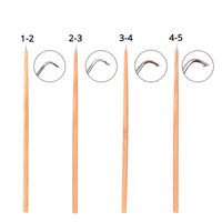 Vente en gros en usine Aiguille à perruque ventilée avec manche en bois Aiguille ventilée pour la fabrication de perruques frontales Outils à crochet