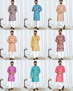 Kurta estampado de moda para adultos y niños, perfecto para cada ocasión, Ropa Étnica cómoda, Ideal para fiestas de festivales, uso diario - Product Image 3