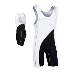 เสื้อกล้ามมวยปล้ำสำหรับผู้ชายชุดมวยปล้ำยืดระบายอากาศได้ดีผ้าโพลีเอสเตอร์100% น้ำหนักเบาทนทาน - Product Image 3