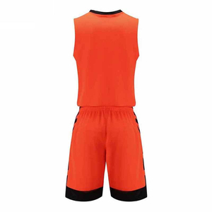 Uniforme de baloncesto de precio bajo al por mayor para hombres, conjuntos de uniformes de baloncesto de media manga cómodos, uniforme de baloncesto de tela genuina - Product Image 3