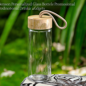 Bottiglia in Vetro Personalizzata Benson, Gadget Promozionali per Bevande - Product Image 3