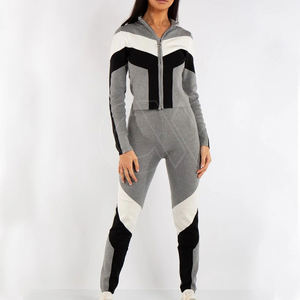 Nuevo DISEÑO DE chándales transpirables de alta calidad para mujer, ropa de entrenamiento informal, chándales de Fitness, ropa de calle de algodón y poliéster - Product Image 6