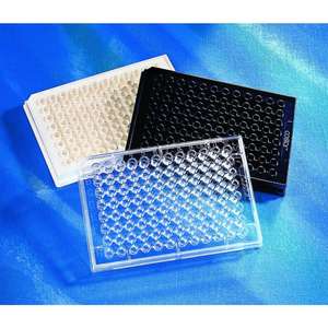 Corning 96 demi-surface bien microplaques 20/sac couvercle stérile solide blanc fond plat plastique traité TC PC PS OEM 10mm 100 pièces - Product Image 2