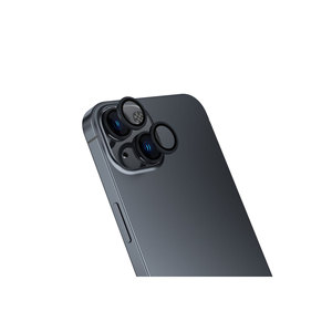 Protector de Lente de Cámara de Vidrio Templado Ultrafino Negro TCMK CL-13 para Dispositivos Móviles iPhone 15 - Product Image 1