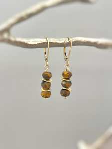 Incroyable nouvelle haute qualité Excellente boucle d'oreille en pierre précieuse œil de tigre profond Boucle d'oreille en argent 925 Boucle d'oreille en pierre précieuse à un prix abordable - Product Image 3