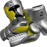 Nuevo Set de Boxeo Fly Multicolor Personalizado, Último Modelo, Set de Sparring Fly Boxing, Set de Kickboxing Profesional de Cuero CP-BHG-30