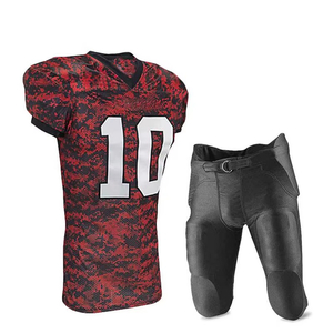 Venta al por mayor 2025 personalizado fútbol americano Jersey barato partido en blanco sublimación verano corto uniforme desgaste adultos de talla grande - Product Image 2