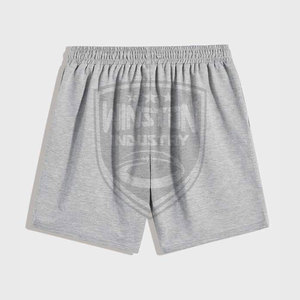 Shorts pour hommes de style urbain de qualité supérieure, taille élastique, coupe mi-haute, motif uni, couleurs et tailles personnalisables, fabriqués au Pakistan - Product Image 2