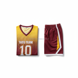 Ensemble de maillots de basket-ball pour hommes en gros, maillots et shorts de basket-ball pas chers pour jeunes, uniformes personnalisés pour femmes, ensembles d'uniformes de basket-ball - Product Image 5