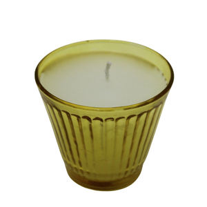 Glass Round Votive With Wax Antique Purple <b>Colour</b> Metal <b>Candle</b> Votive for Wedding & Christmas Decoration - Product Image 3