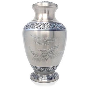 High Standard Quality Custom Color Metal Urn Human <b>Ashes</b> Custom Design Jar Cremation Brass Urns Human <b>Ashes</b> Metal Ceramic - Product Image 6