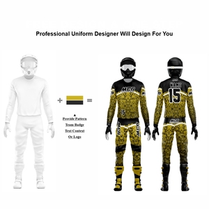 ชุดขี่มอเตอร์ครอสของผู้ชายผ้าไนลอนโพลีเอสเตอร์ผ้าไนลอนสำหรับแข่งรถพิมพ์ซับลิเมชันดีไซน์แบบวินเทจใหม่ - Product Image 2