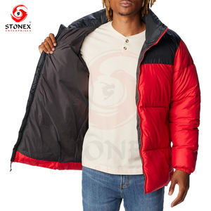 Vestes en duvet légères surdimensionnées avec logo personnalisé en gros pour hommes - Product Image 6