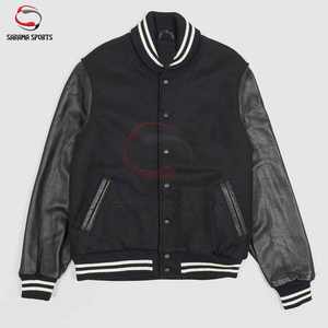 Chaqueta Universitaria Impermeable de Lona y Lana, Personalizable, de Marca Propia, en Varios Colores, a Precio Económico, de Moda y Alta Demanda - Product Image 2