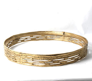 Elegante Bandeja de Servicio de Aluminio Fundido para Celebraciones Festivas que Agrega un Toque de Lujo a las Decoraciones del Hogar en las Fiestas - Product Image 6