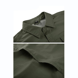 OEM al por mayor tasa de hombres camisa abotonada transpirable cómoda ropa casual de alta calidad precio barato camisa abotonada para adultos - Product Image 4