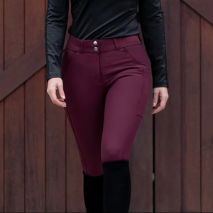 Prix usine collants d'équitation pour hommes genouillère culotte durable pantalon d'équitation collants de scolarité poches zippées - Product Image 1