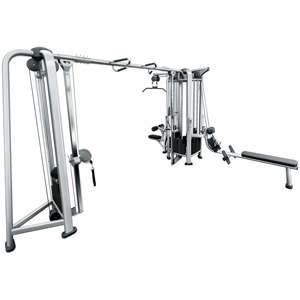 Nouveau équipement de fitness français Silver 5 Stack Multi Jungle Gym - 8 stations d'entraînement de résistance complète du corps pour la maison et les studios de fitness - Product Image 3